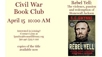 Civil War Book Club Rebel Yell April 2023 small