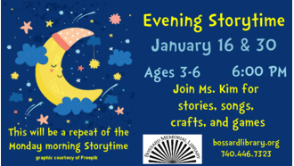 January 2025 Evening Storytime