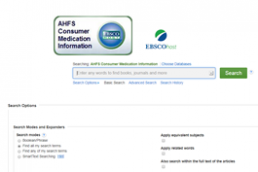 AHFS Consumer Medication Information screenshot