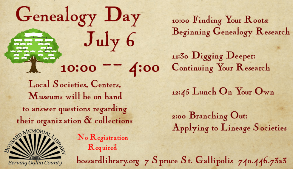 Genealogy Day 2024 large