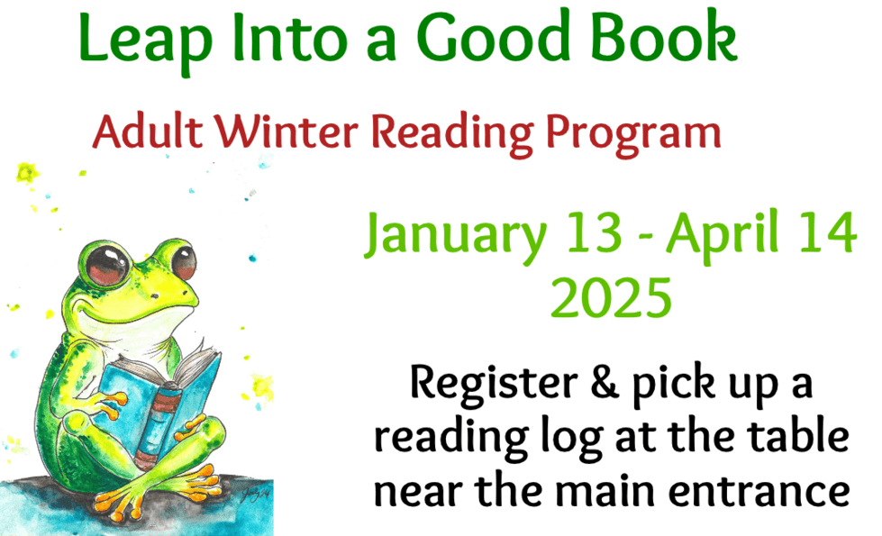 Adult Winter Reading Program for 2025